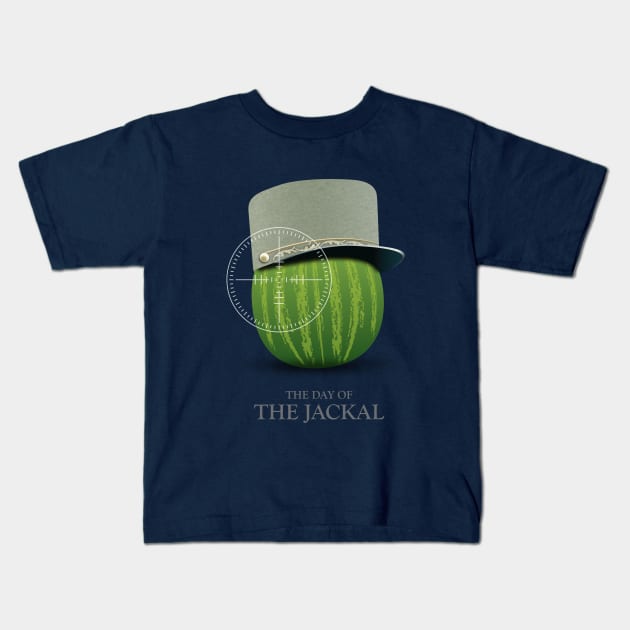 The Day of the Jackal - Alternative Movie Poster Kids T-Shirt by MoviePosterBoy